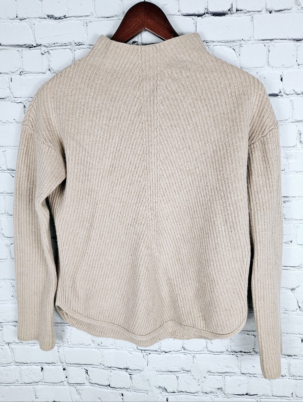 BABATON ARITZIA | Chalmers wool & linen blend mock neck long sleeve sweater